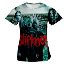 Женская 3D футболка Slipknot