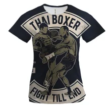 Жіноча 3D футболка Thai Boxer