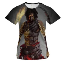 Женская 3D футболка Prince of Persia