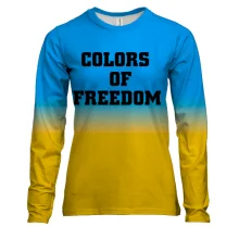 Женский 3D лонгслив Colors Of Freedom
