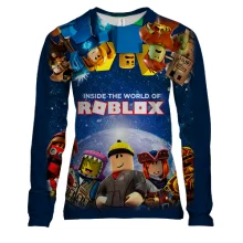 Женский 3D лонгслив Roblox - inside the world