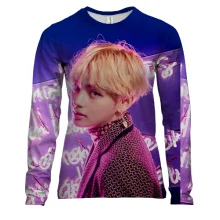 Жіночий 3D лонгслів з группой БТС (BTS K-POP) АРМІЯ