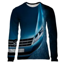 Жіночий 3D лонгслів Volkswagen Blue