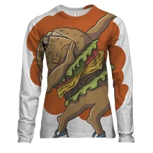 Женский 3D лонгслив Dab Burger