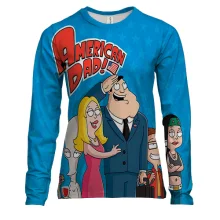 Женский 3D лонгслив American Dad
