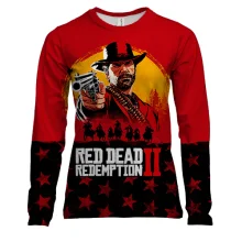 Женский 3D лонгслив Red Dead Redemption 2
