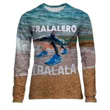 Жіночий 3D лонгслів Tralaleo Tralala