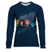 Жіночий 3D лонгслів Fairy Tail - Chibi Heroes