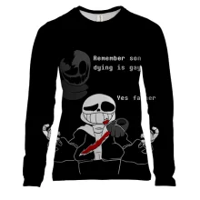 Жіночий 3D лонгслів Undertale - Remember son!