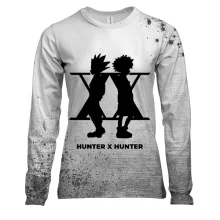 Женский 3D лонгслив Hunter X Hunter - силуэт героев
