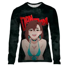 Женский 3D лонгслив Momo Ayase - Dandadan