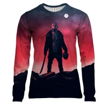 Женский 3D лонгслив Jason Voorhees - "Friday the 13th"
