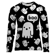 Женский 3D лонгслив Ghost "Boo"