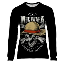 Женский 3D лонгслив OnePiece - Mugiwara Strawhat Pirates