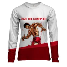 Жіночий 3D лонгслів Baki the Grappler