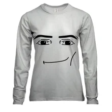 Женский 3D лонгслив Roblox - Gigachad face