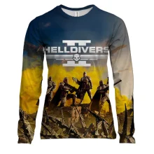 Женский 3D лонгслив Helldivers II