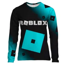 Жіночий 3D лонгслів Roblox лого