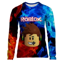 Женский 3D лонгслив Roblox Head