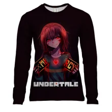 Жіночий 3D лонгслів Chara, Mercy - Undertale