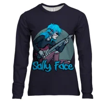Жіночий 3D лонгслів Саллі з гітарою - SALLY FACE