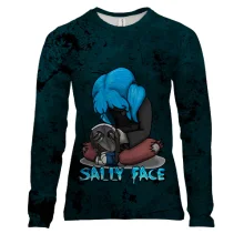 Женский 3D лонгслив Грустный Салли - SALLY FACE