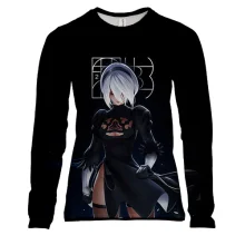 Женский 3D лонгслив Nier - 2B