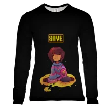 Женский 3D лонгслив Undertale - Frisk