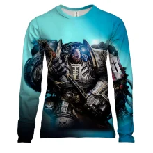 Женский 3D лонгслив Gray Knights - WH40k