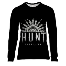 Женский 3D лонгслив HUNT Showdown - Колесо охоты