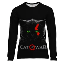 Женский 3D лонгслив CAT of War