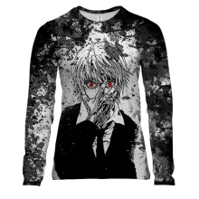 Женский 3D лонгслив Курапика - Hunter x Hunter