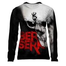 Женский 3D лонгслив Berserk, Skull