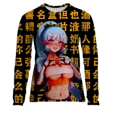 Жіночий 3D лонгслів Kamisato Aika - Genshin Impact