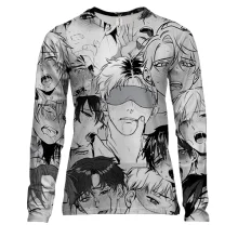 Женский 3D лонгслив Ahegao (man)