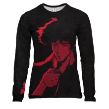 Женский 3D лонгслив Спайк Шпигель - Cowboy Bebop