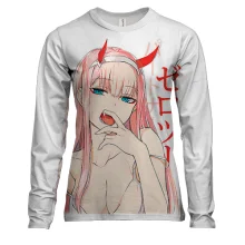 Жіночий 3D лонгслів Zero Two - Darling in the Franxx