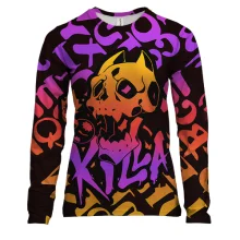 Женский 3D лонгслив KILLA, Killer Queen - JoJo’s Bizarre Adventure