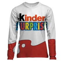 Жіночий 3D лонгслів "Kinder Surprise"
