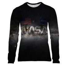 Женский 3D лонгслив "NASA | SpaceX"