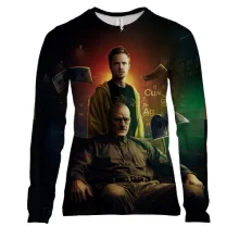 Женский 3D лонгслив Breaking Bad с Уолтером и Джесси