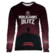 Жіночий 3D лонгслів World of Tanks Blitz з танком