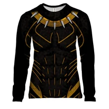 Жіночий 3D лонгслів "Костюм Killmonger"
