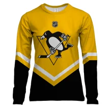 Женский 3D лонгслив Pittsburgh Penguins (2)