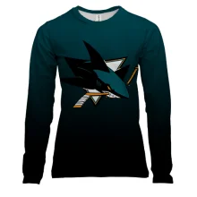Жіночий 3D лонгслів San Jose Sharks