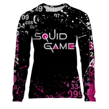 Женский 3D лонгслив Игра в Кальмара - Squid game