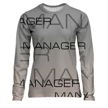 Жіночий 3D лонгслів для менеджера "manager"