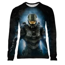 Жіночий 3D лонгслів Halo 4 Master Chief
