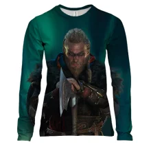 Женский 3D лонгслив Assassin’s Creed Valhalla (Викинг)