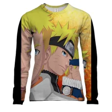 Жіночий 3D лонгслів Naruto and Sasuke 12
